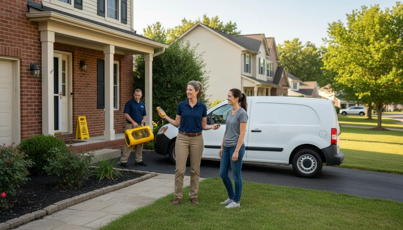 Water restoration image for Home Water Damage Repair in Washington, IN